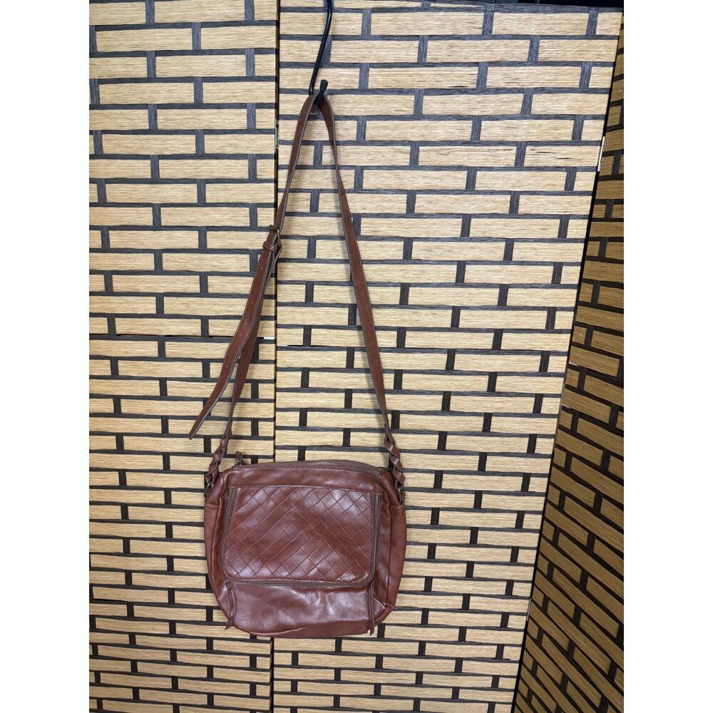Brown Woven Crossbody Purse - Picture 3 of 7